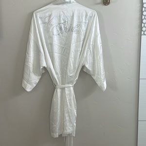 Victoria Secret Satin Bride Robe